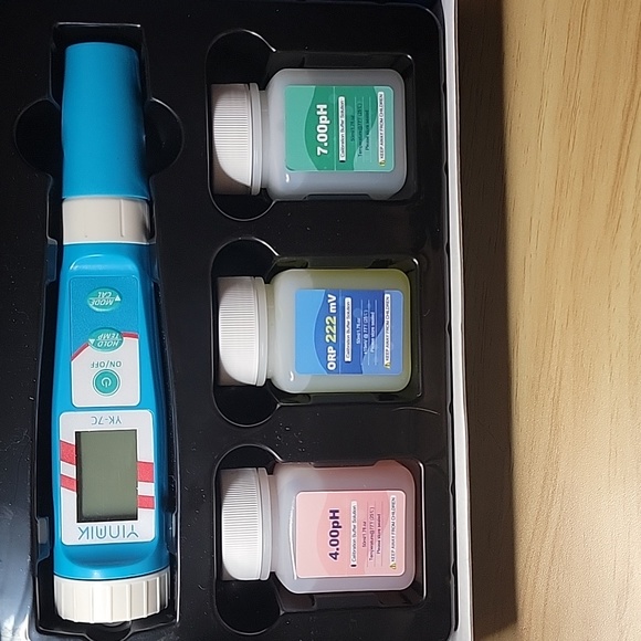 Pool Chlorine pH Tester YINMIK Free Chlorine Salt pH Tester 7 in 1 Digital - Picture 8 of 9